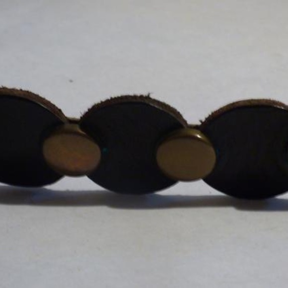 Fife and Drum by Paris, bold, brown leather belt main image 4